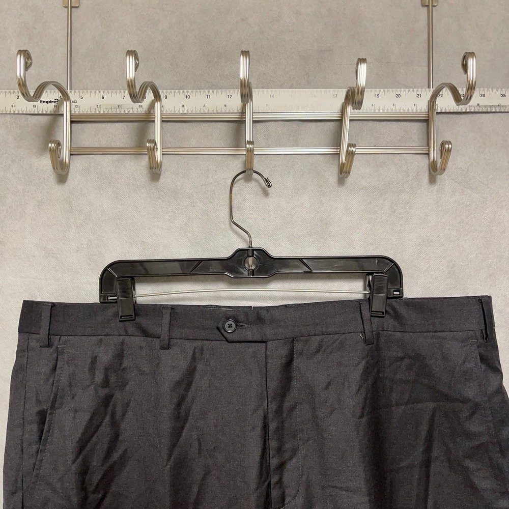 Santorelli Loro Piana Pants Men 42X27 Charcoal Italy Super 110 Wool 1900LP Luxe‎